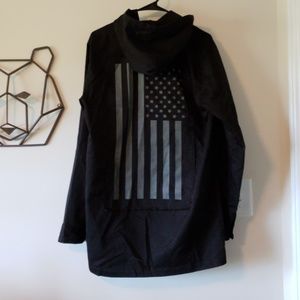 American Flag Trench Coat
